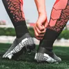 الرجال أحذية كرة القدم الكبار الاطفال TF / FG أحذية كرة قدم عالية الكاحل المرابط العشب التدريب الرياضة الأحذية الاتجاه رجل أحذية رياضية 35-45 220513