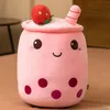 23 cm poupées en peluche mignon fruit lait tasse à thé poupée en peluche fruits jeter oreiller fraise essuyer tasse à thé