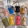 Elefant telefonväska kvinnor handväska axel läder designer varumärke korthållare crossbody kvinnliga plånböcker 221123