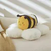 Cm Belle Fleur En Peluche Oreiller Jaune Bleu Maïs Animal Abeille Blanc Décoration De Noël Cadeau D'anniversaire J220704