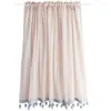 Curtain & Drapes Classic Tassels Dust-proof Punching Half Door Short Cabinet For Bedroom Bookcase PanelCurtain