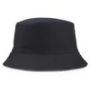 Chapéu de balde de grife chapéus de verão lisos solar chapéus dobráveis ​​chapéus de praia tampa de pesca cor sólida cor de borda ardileira xdssl