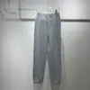 fw nuovissimi pantaloni con stampa di lettere pantaloni lunghi in pile nero di cotone di alta qualità pantaloni da donna da uomo320t