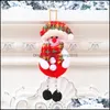 Christmas Decorations Festive Party Supplies Home Garden Store Storefront Old Man Pendant Tree Pen Dhukd