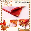 Thanksgiving Dog Bandana Dog Apparel Adjustable chiot triangle écharpe dinde maple feuille de citrouille