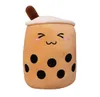 24cmのパーティー豪華な動物の枕牛乳茶豪華なおもちゃのぬいぐるみ醸造された動物 - ぬいぐるみの漫画の円筒形ボディカップ形