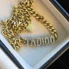 Klassieke designer sieraden letters diamant ketting armband hoge kwaliteit puur koper materiaal paar bruiloft verjaardagscadeau