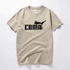 Coma Mens T Shirt Parody Cool Trend Spoof Comedy Grap Tops Funny Tshirts Cotton Short Sleeve Tshirt Herrkläder J220726