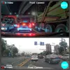 Dash Cam 4 In Car DVR Videocamera Videoregistratore Vista posteriore Doppia lente Scatola nera Full HD 1080P Registratore a specchio con registrazione del ciclo