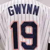Tony Gwynn Jersey Vintage 1978 1982 Navy White Coffee Pullover Button Gessato Mesh Bp Salute to Service 2007 Hall of