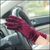 Fünf-Finger-Handschuhe Fäustlinge Hüte Schals Mode-Accessoires elastisches Flanell Damen Veet dünn Winter warm Outdoor-Sport Fitness Radfahren