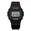 Relógios de pulso Panars Branco Relógio Digital para Homens Mulheres Esportes Unisex 30m Resistente à Água Relógio Back Light PU Strap Eletrônico Watch267N