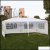 Ombre Jardin Bâtiments Patio Pelouse Maison Patio Extérieur 3X9M Canopy Party Tente De Mariage Gazebo Pavillon Cater Events Paroi Latérale Drop Delivery 2