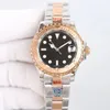 2022 New Women's Watch Waterproof Automatic Mechanical 37mm Gold 904L Rostfritt stål Dial 2813 Fashion Populära Girls Watch Designer Luxury Watches Watchs Woman