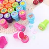 26pc Mignon Cartoon Round Stamp Seal Selfing Scrapbooking Plaque d'encre ER pour les cadeaux Enfants Toys PAPEERY 220608