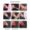 False Nails 500pcs/box Artificial Nail Tips Full Cover Acrylic Transparent Fake Natural French Manicure DIY Tool Prud22