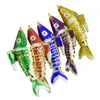 Foto de esmalte Koi peixe peixe dourado Favor Favor Gift Handmade Cloisonne Filigree Crafts Fish Key Charms