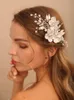 Светники модные серебряные украшения цветочных украшений ручной работы на свадьбу