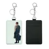 Sublimation Card Holder PU Leather Blank Credit Cards Bag Case Heat Transfer Print DIY Holders With Keychain ZZB15048