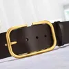 Womens Belts Designer Waistband Woman Belt Smooth Buckle Width 8.5cm 4 Colors Optional High Quality Cowhide