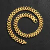 Chains Men Classic Watchband Bord Link de 12 mm Cabecillos de correa de reloj Hip Hop Punk Silver Gold Accessy Jewelry For Ladychainschains