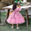 Девушка платья Keaiyouhuo Summer Elegant Children's Flower Girls 1 год платье на день рождения свадебное вечернее костюм для младенцев