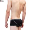 Homens Sexy Underwear Modal Boxer Shorts Homem Respirável Mid-cintura U convexo bolsa cueca cueca ropa interior hombre m-xxl g220419