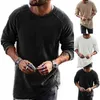 Mode Men tröjor Casual Solid Color Knitwear Sweater Slim Long Sleeve O Neck Sweater Tops Sueter för Autumn Winter L220730