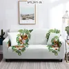 Stol täcker grundläggande blommor och sofftäckning soffa säte dekorativ sektions bosättare slipcover cylable soffachair ordförande