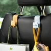 Household Sundries 2PCS Creative Cartoon Car Seat Hanger Hook Car Accessories Holder Mask Space-saving Organizer Stand Bag