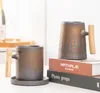 Japanesestyle Vintage Ceramic Coffee Mug Tumbler Rust Glaze Tea Milk Beer With Wood Handle Water Cup Home Office Drinkware 220809