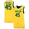 Xflsp Baylor Bears #45 Davion Mitchell 2020-21 Replica College Basketball Jersey Customize any number and name 24 Matthew Mayer 12 Jared Butler 11