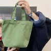 Вечерние сумки сумочки сплошной конфеты Colant Canvas Tote Bag Lunch Food Portable маленькая ланч -коробка с медью