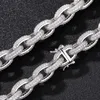 Лучший качественный скрепленный зажим Bone Cuban Link Bracelet Brangle для мужчин Женщины Золотая Теннис Бордруб