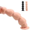 Ikoky SexyShop PVC stora rumpa pluggar 9 tum analbollar enorma dilator med sucker sexiga leksaker för kvinnor vuxna