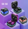 S6 Plus SE S190 TWS BOTOS BOTOS SENIFICADOS POPELO DE ERRADOS SENÁRIOS COLORIA DO LEITO DE LED LED LED LED Touch Bluetooth fone de ouvido fone de ouvido fone de ouvido