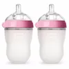 Siliconen babyfles groen roze 5 oz en 8 flessen 2 pack bpa gratis voeder fles kinderen kinderen 220525