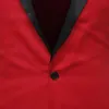 Herrvästar Fashion Shawl Collar Tuxedo Vest Män 2022 Märke Röd Slim Fit Ärmlös Waistcoat Formell Business Bröllop Groom XXL