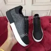 2022 Sample drukowane męskie buty na płótnie 34-45 klasyczne Jacquard Dżins Treners Designer Włochy Luxury Casual Shoe HC210801