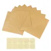 Prezent Wrap Karta Karta School School Pearlescent Square Paper koperty Pearl Papers Powitanie Zamknięte koperty Baggift