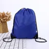 Drawstring Backpack Draw snaarzakken Vouwzak Cinch Bag Schoenen Kleding Rugzakken Waterdicht