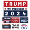 Drapeau de jardin de campagne Double face 60*90CM bannière de décoration Trump 2024 reprendre l'amérique