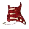Upgrade Prewired SSS Pickguard set Multifunction Switch Yellow WK Alnico 5 pickups 7 Way Switch For FD Guitar