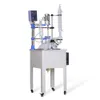 ZZKD Lab Supplies 100L Single Layer Glass Reactor for Various Process Dissolution And Chemical Pharmacy Reaction Stainless Steel Laboratory Instruments