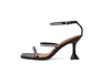 Sandálias de estilo romano-moda Sandálias Summer High for Shoes Women 39 S 43 grandes chinelos pretos Sandles S 220415