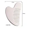 Beauty Health Head Neck Detox Stainless Steel Gua Sha Comb Massager Face Care Gua Sha Scraping Massage Tool