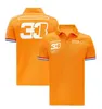 New F1 lapel POLO shirt 2022 racing T-shirt same custom