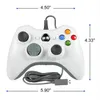 جديد USB Wired Xbox 360 مع Logo Joypad Gamepad Black Controller مع Box Box Fast Ship5766524