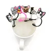 9pcs/set animais cães cães de palha de cães cobertos moldes encantos