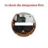 Système de détecteur de fumée sans fil blanc avec capteur d'alarme incendie stable à haute sensibilité à piles 9V adapté à la détection